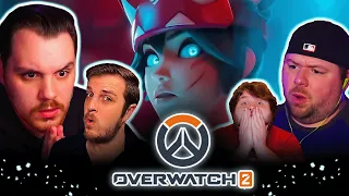 Reacting to EVERY Overwatch Cinematic Part 2 || Group Reaction