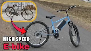 how to make high speed electric cycle