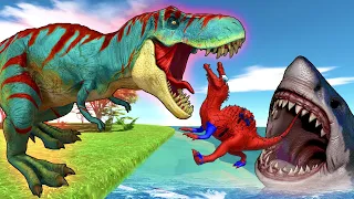 Giant Tyrannosaure vs Triceratops KONG Dinosaurus Jurassic World Dominion New Hollywood Dinosaur REX