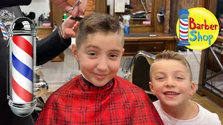 Haircut FUN for Kids ✂️ Kids Getting Haircuts 💇🏽‍♂️ Kids Haircut 💈Haircut for Kids