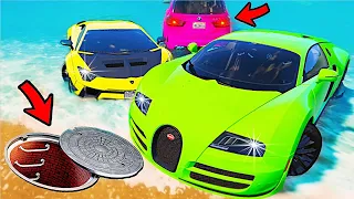 НАШЕЛ УТОПЛЕННЫЕ СУПЕРКАРЫ В КАНАЛИЗАЦИИ В ГТА 5 МОДЫ! ОБЗОР МОДА В GTA 5! ВИДЕО ГТА ИГРЫ MODS