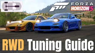 Forza Horizon 5 - RWD Tuning Guide