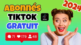 1000 abonnés tiktok en 5 minutes 🎉 nouvelle astuce 2024 🔥