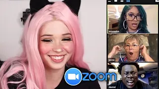 trolling zoom classes... but im belle delphine