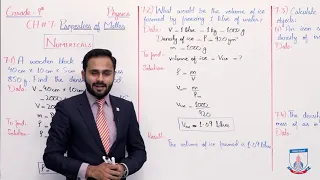 Class 9 - Physics - Chapter 7 - Lecture 14 - Numericals 7.1 to 7.5 - Allied Schools