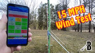 BackProp Wind Demo - 15 MPH Gusts!