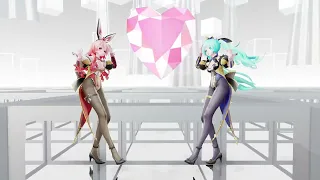 【MMD】　劣等上等/BRING IT ON　『TDA式　初音ミク 巡音ルカ/Miku  Luka』1440p