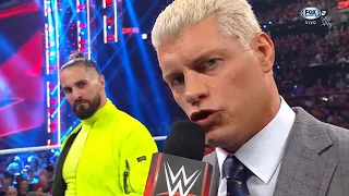 Cody Rhodes y Seth Rollins advierten a The Bloodline - WWE RAW 4 de Marzo 2024 Español