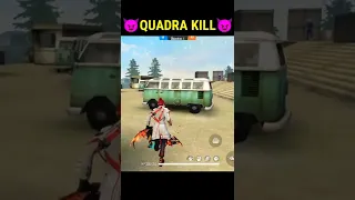 In Heroic Quadra Kill 🔥😈 बहुत दिनों बाद 😅😂 - Free Fire Shorts Attitude Status #shorts #freefire