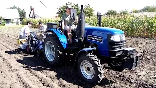 Копання картошки трактором ДТЗ 5244нрх 🇺🇦