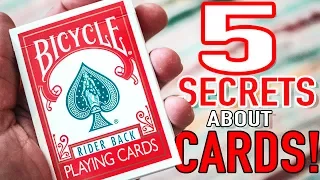 5 HIDDEN SECRETS in a Deck of Cards You May Not Know Of!!