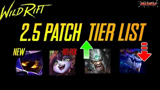 2.5 PATCH TIER LIST