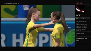 Brazil Vs China WOMEN SOCCER         Ps4 Broadcast (FIFA 16)