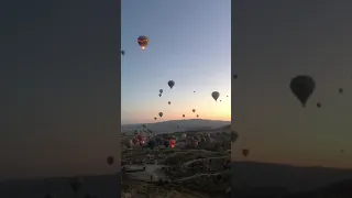 balloon flight / полёт на воздушном шаре