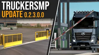 TruckersMP UPDATE: Synchronized Gates Between Players | Euro Truck Simulator 2 | Toast