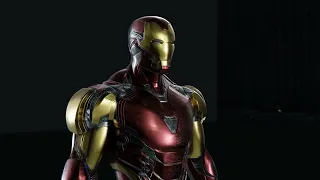 Blender Iron man Nanotech Effect