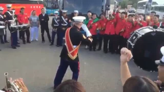 Epic Drum Face-off I Marines vs Korean ROK Army | Army Bands