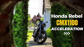 Honda Rebel 1100 acceleration