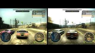 Webster's Chevrolet Corvette C6 VS Chevrolet Corvette C6R - Bonus Chevy Battle in NFS Most Wanted