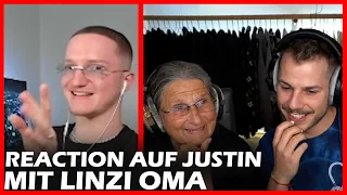 GROßMUTTER(Linzi Oma) REAGIERT auf Justin und die erfundenen Modemarken