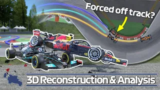 Hamilton vs Verstappen 3D Crash Animation - 2021 Italian GP