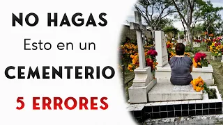 No hagas esto en un Cementerio o Funeral | 5 Errores