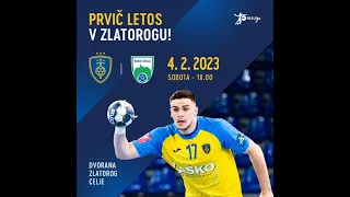 14. KROG - 1.A DRL - MOŠKI (2022/23): RK CELJE PIVOVARNA LAŠKO : MRK KRKA [PRENOS]