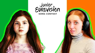 WOW! REACTING TO IRELAND'S SONG FOR JUNIOR EUROVISION 2022 // SOPHIE LENNON - SOLAS