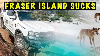 Fraser Island K’Gari SUCKS Watch This Before Going - Ngkala Rocks Awinya Creek