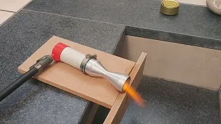 🚀 Successful static test metal nozzle of micro liquid Rocket Engine Ethanol and compressed air 🔥