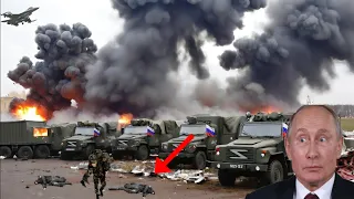 10 minutes ago! The RUSSIAN Invasion Is Over! 772 Tons of RUSSIAN Ammunition Convoy Destroyed by US