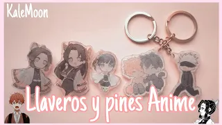 Haz tus propios llaveros y pines con silicon caliente [manualidades anime]