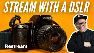 How to Use RESTREAM.io with your EXTERNAL CAMERA *It's soooo easy!!!*