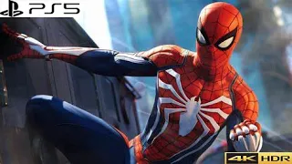 Spider Man PS5   MCU Iron Spider Suit 4K #spiderman #spidermanirnsut #4k