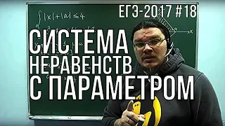 ✓ Система неравенств с параметром | ЕГЭ-2017. Задание 18. Математика. Профиль | Борис Трушин