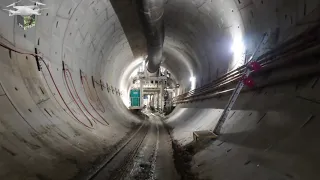 #49Ż ŁÓDŹ BUDOWA TUNELU ŚREDNICOWEGO UL  SKARPOWA 24.04.2024 Z ZIEMI