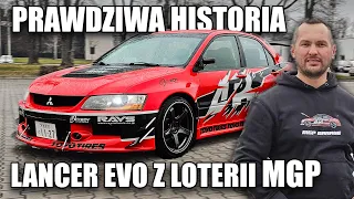 Prawdziwa historia Lancera EVO z loterii MGP GARAGE !!!