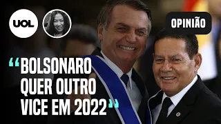 Mourão já sabia que não será vice de Bolsonaro em 2022 | Thaís Oyama