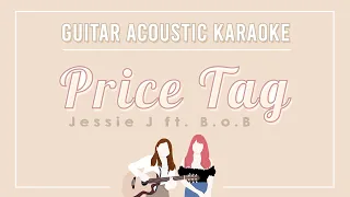 [Karaoke] Price Tag - Jessie J | Guitar Acoustic Instrumental (Female Key)