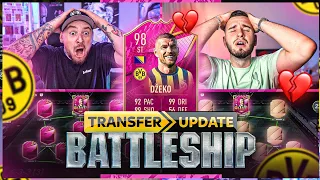 EDIN DZEKO TRANSFER BATTLESHIP WAGER 😱 GEHT ER NACH DORTMUND ?! 🔥 vs IamTabak FIFA 22