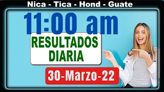 11 AM Sorteo Loto Diaria Nicaragua │ 30 Marzo 2022