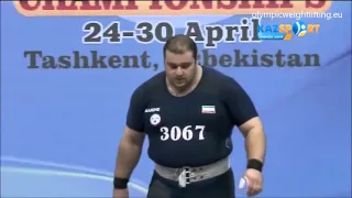 2016 Asian and European Weightlifting Best Lifts, Men +105 kg