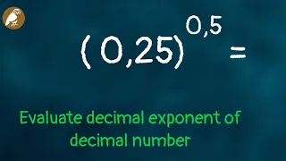 HiEdu Scientific Calculator - Evaluate decimal exponent of decimal number