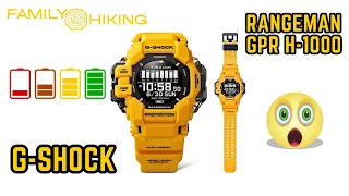 G-SHOCK RANGEMAN GPR-H1000 - Battery life  #gshock  #watch  #casio  #smartwatch #action