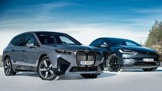 Duell: Tesla Model X Plaid Vs. BMW iX M60