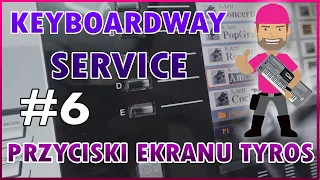 Keyboardway Service #6 -Yamaha Tyros 5 - naprawiamy przyciski ekranu lcd switch button repair