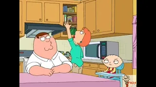 Peter and stewie bond over beating Lois- family guy.