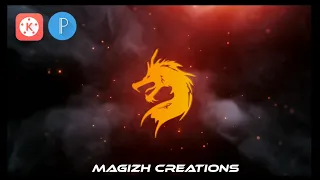 Fire lion logo reveal in Kinemaster | Fire intro | Fire Intro | Magizh Creations