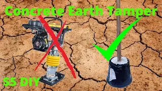 Earth rammer , tamper , compactor - Concrete DIY