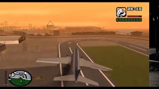 GTA SA: Spawning and boarding AT400 biggest plane